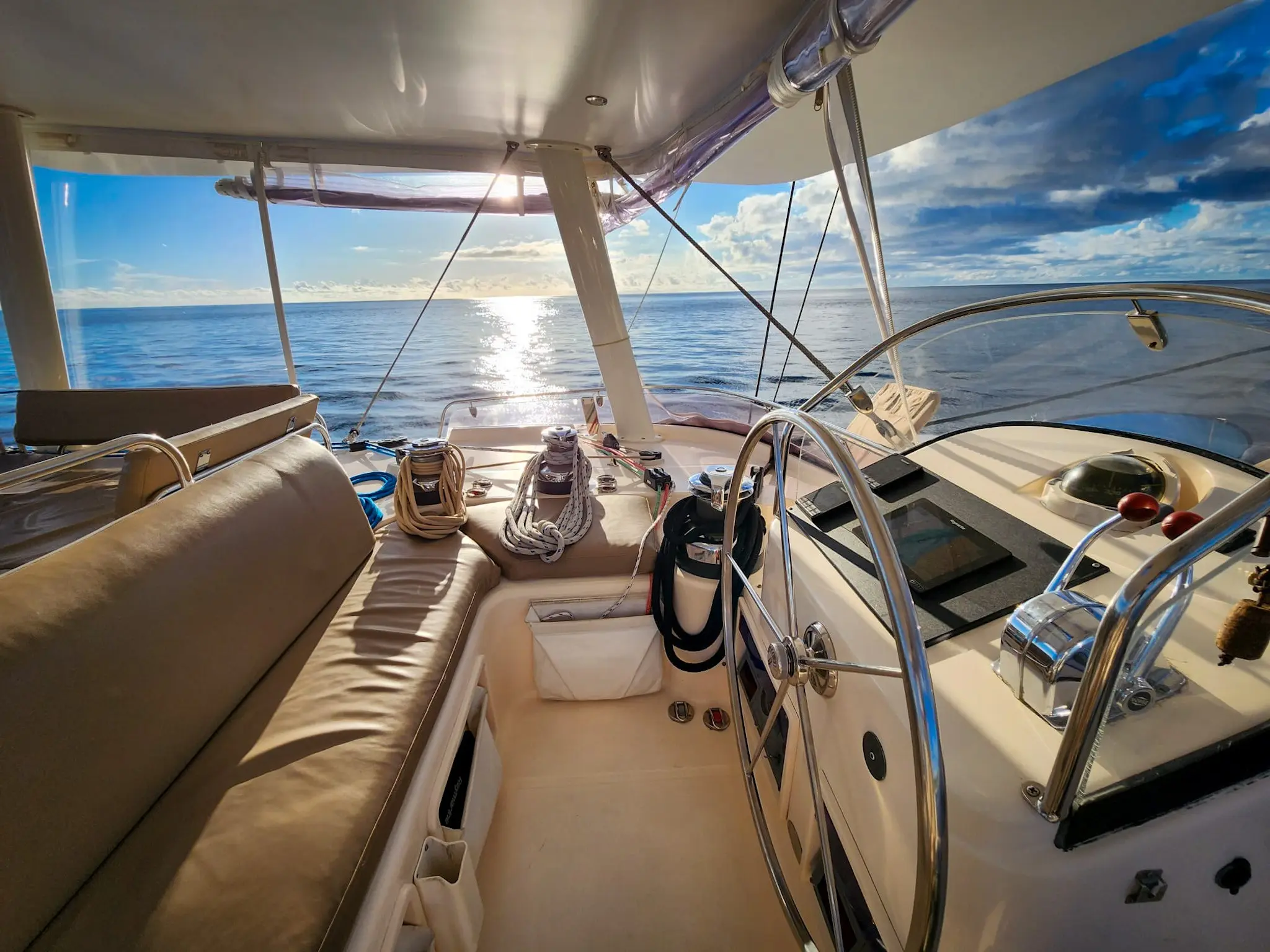 The helm at golden hour